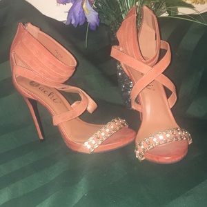 Strappy heels